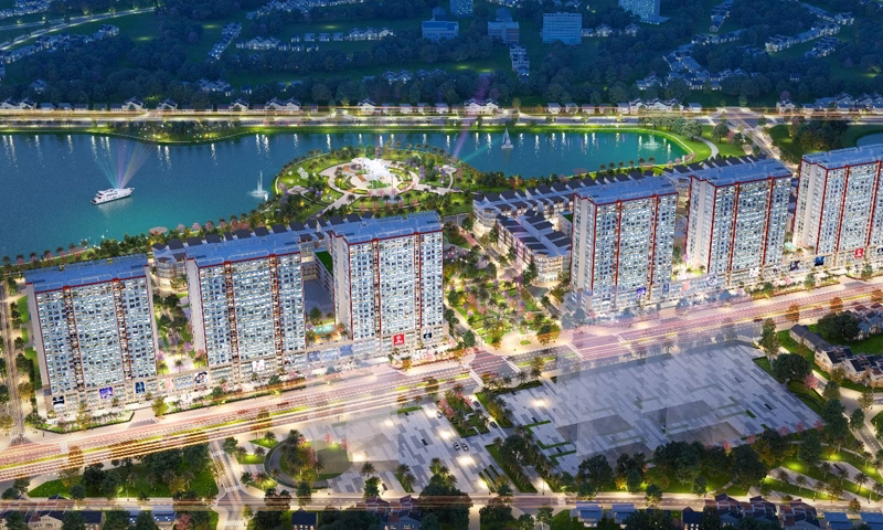 Gian thương mại khối đế Khai Sơn City