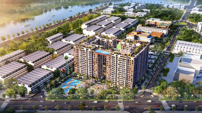 Phối cảnh dự &aacute;n nh&agrave; ở x&atilde; hội CT‑01