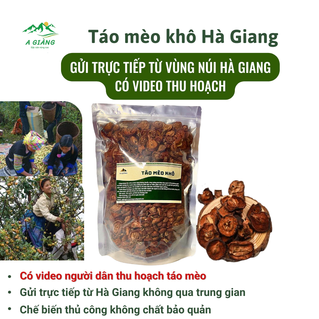 Táo mèo khô Tây Bắc có thực sự tốt cho sức khỏe như lời đồn?