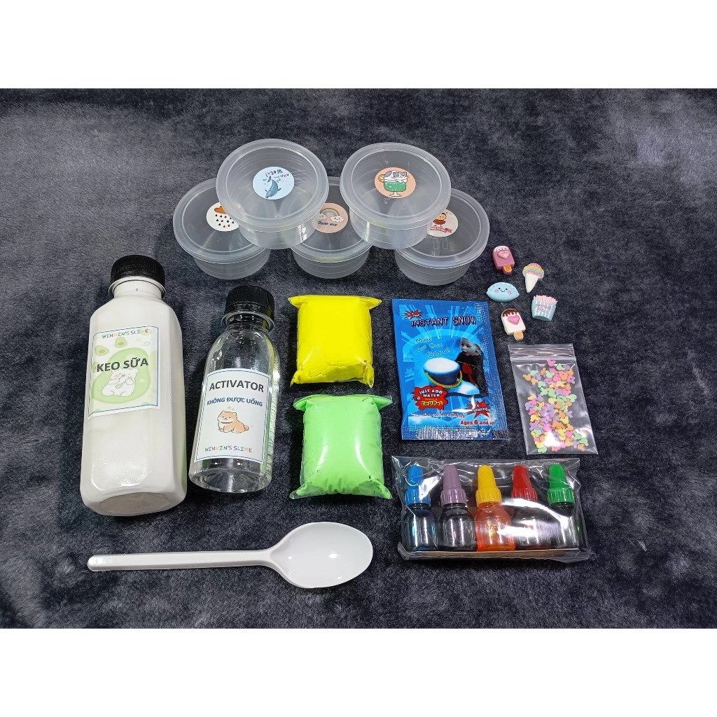 Làm slime an toàn cho bé không còn là nỗi lo với bộ kit làm slime đơn giản