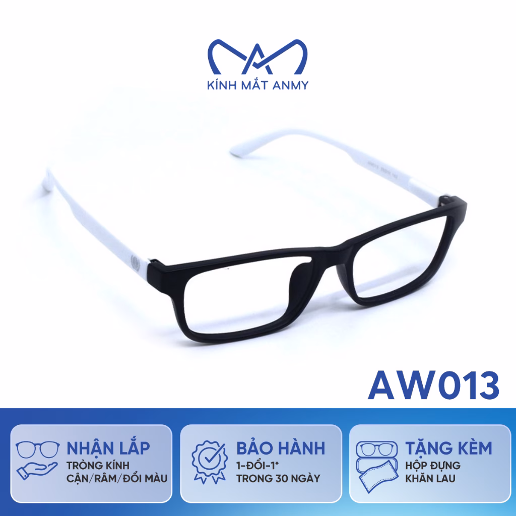 Làm thế nào để bảo vệ mắt khi dùng điện thoại và máy tính liên tục mà vẫn trendy với gọng kính mắt vuông AW013?