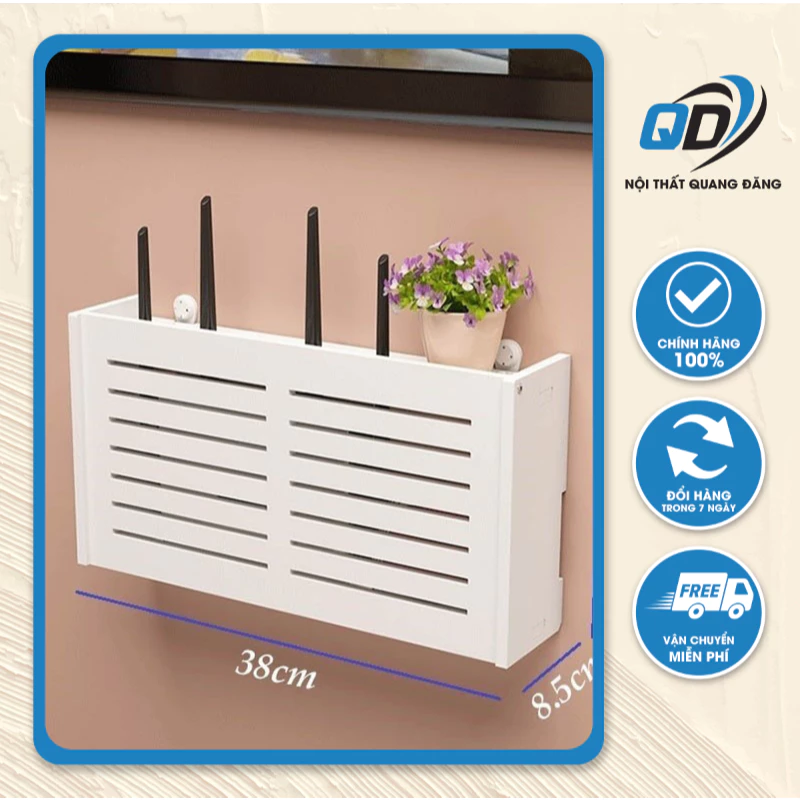 Làm sao để giấu bộ wifi và android box một cách gọn gàng và tinh tế mà không cần khoan tường?