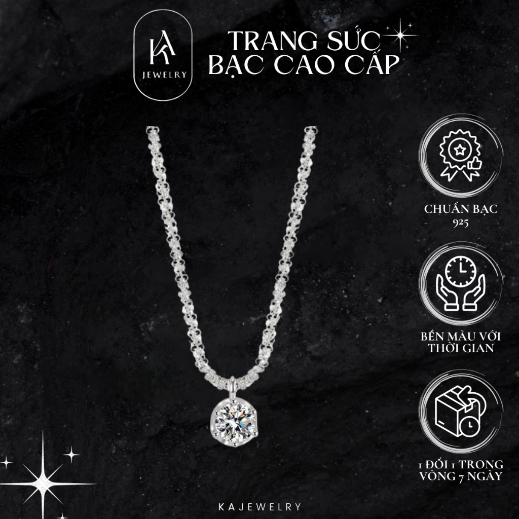 Làm thế nào để dây chuyền bạc nữ không bị oxy hóa và mất độ sáng?