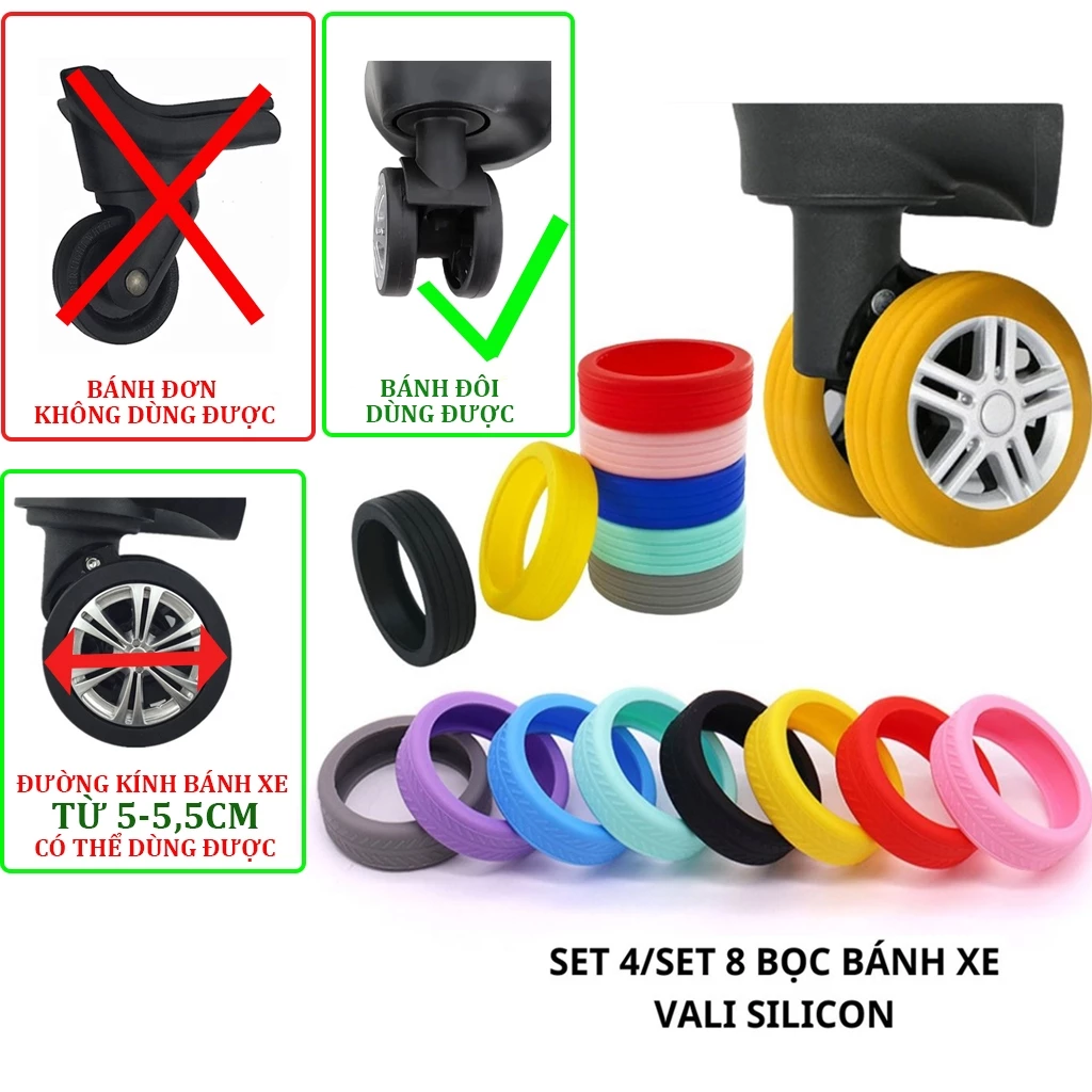 Làm thế nào để chọn bọc bánh xe vali silicon phù hợp và tránh những sai lầm thường gặp