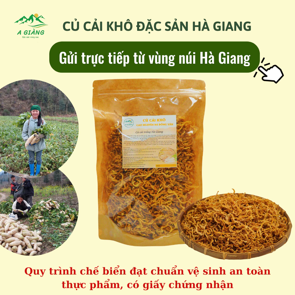 Làm thế nào để chọn và sử dụng củ cải khô Hà Giang thật ngon và an toàn?