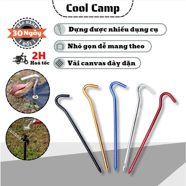 Làm thế nào để chọn cọc đinh ghim lều phù hợp cho chuyến camping an toàn và thoải mái