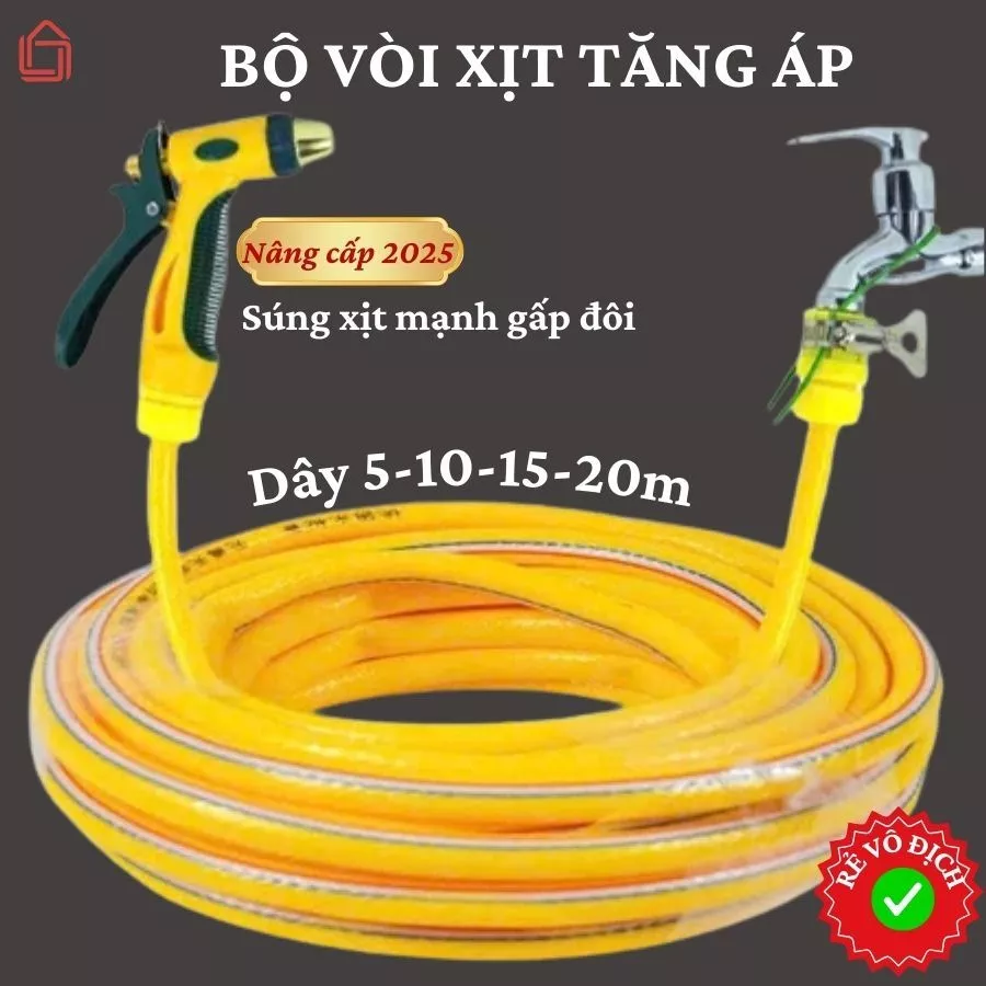 Lợi ích bất ngờ của bộ vòi xịt tăng áp: Giải pháp cho những rắc rối hàng ngày trong sân vườn và rửa xe