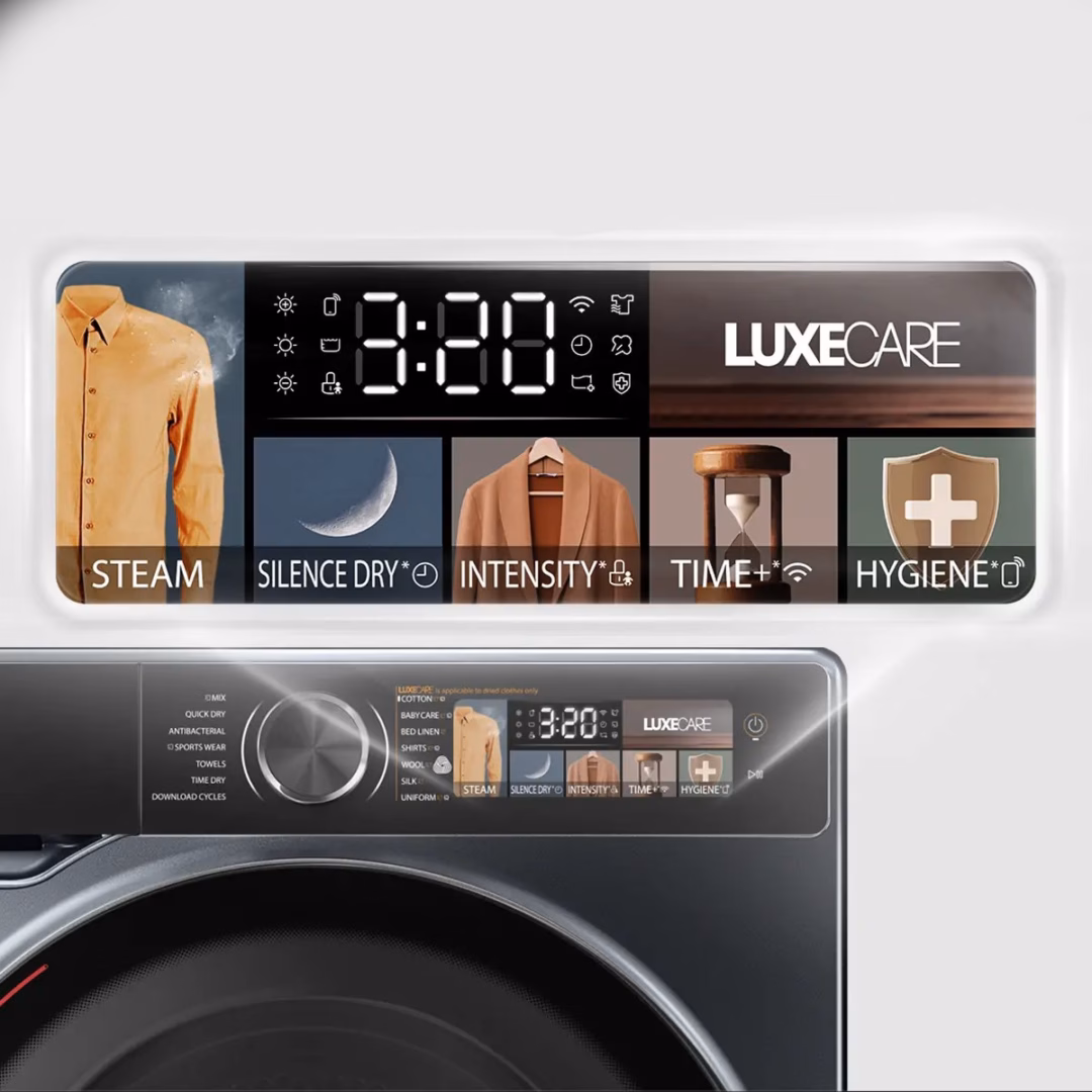 Bảng điều khiển cảm ứng của m&aacute;y sấy Toshiba