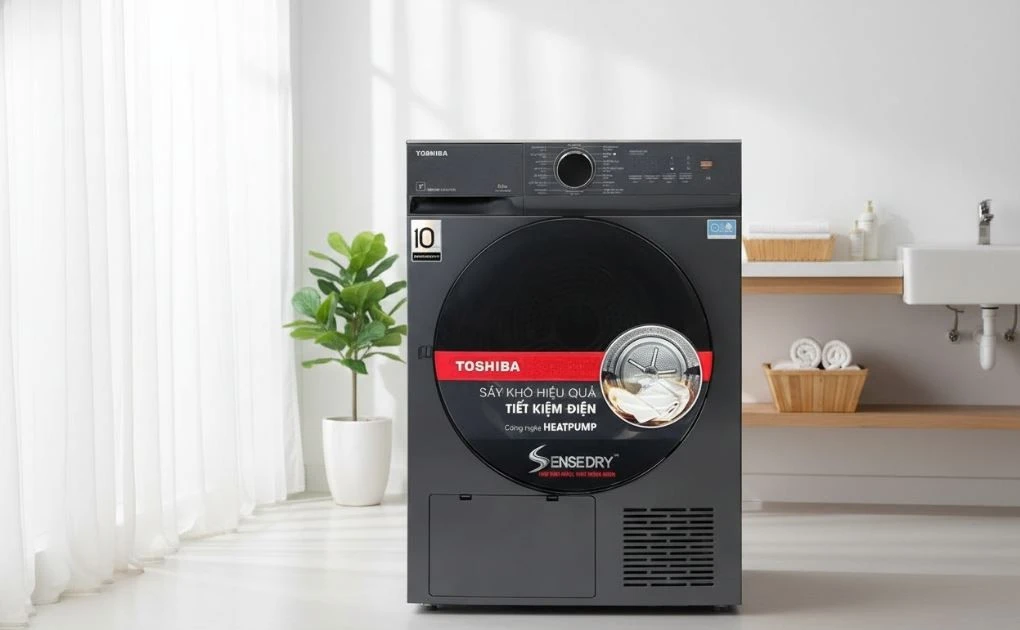 Máy sấy bơm nhiệt Toshiba TD‑T21B90HWV: Giải pháp tối ưu cho căn hộ đô thị 2025