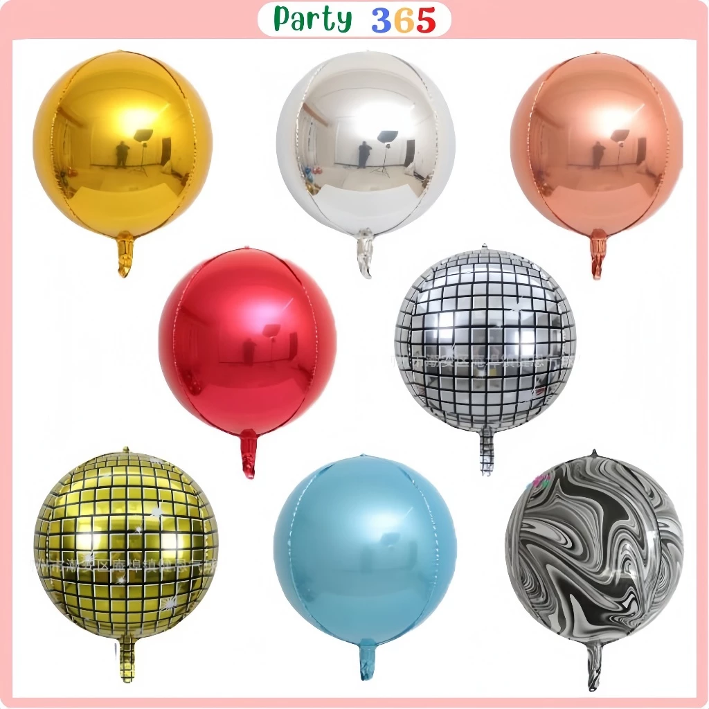 Bóng Tròn 4D Tráng Nhôm Cao Cấp – Lừa Mình Với Không Gian Sự Kiện Hoàn Hảo