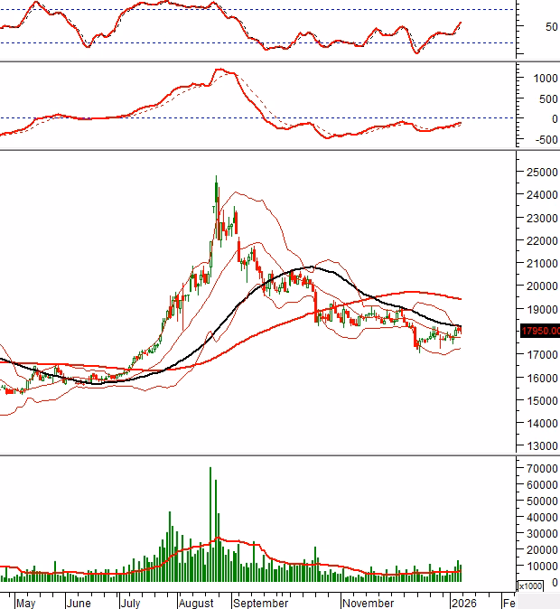 Biểu đồ VIB ng&agrave;y 09/01/2026
