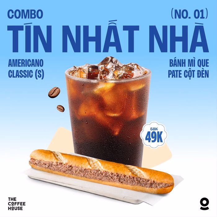 Combo The Coffee House – Bánh mì que pate Sản phẩm combo “tín nhất nhà”