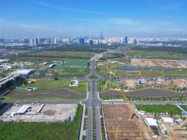 Khu đất rộng hơn 186ha nơi TPHCM triển khai Khu li&ecirc;n hợp thể dục thể thao quốc gia Rạch Chiếc. Ảnh: MQ