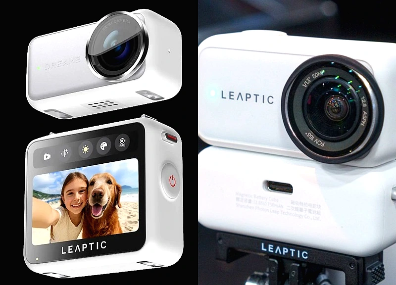 Leaptic Cube 8K: Camera hành trình AI với thiết kế mô-đun tách rời