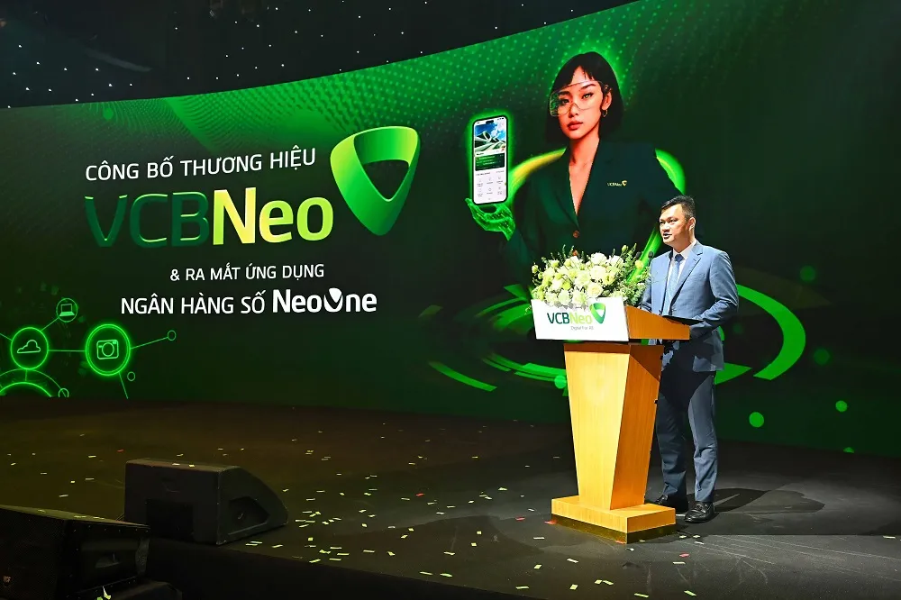 Ông Nguyễn Anh Tuấn - Tổng Giám đốc VCBNeo Ông Nguyễn Anh Tuấn phát biểu