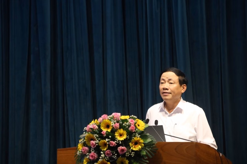 Ông Phạm Anh Tuấn phát biểu tại hội thảo Ông Phạm Anh Tuấn phát biểu tại hội thảo