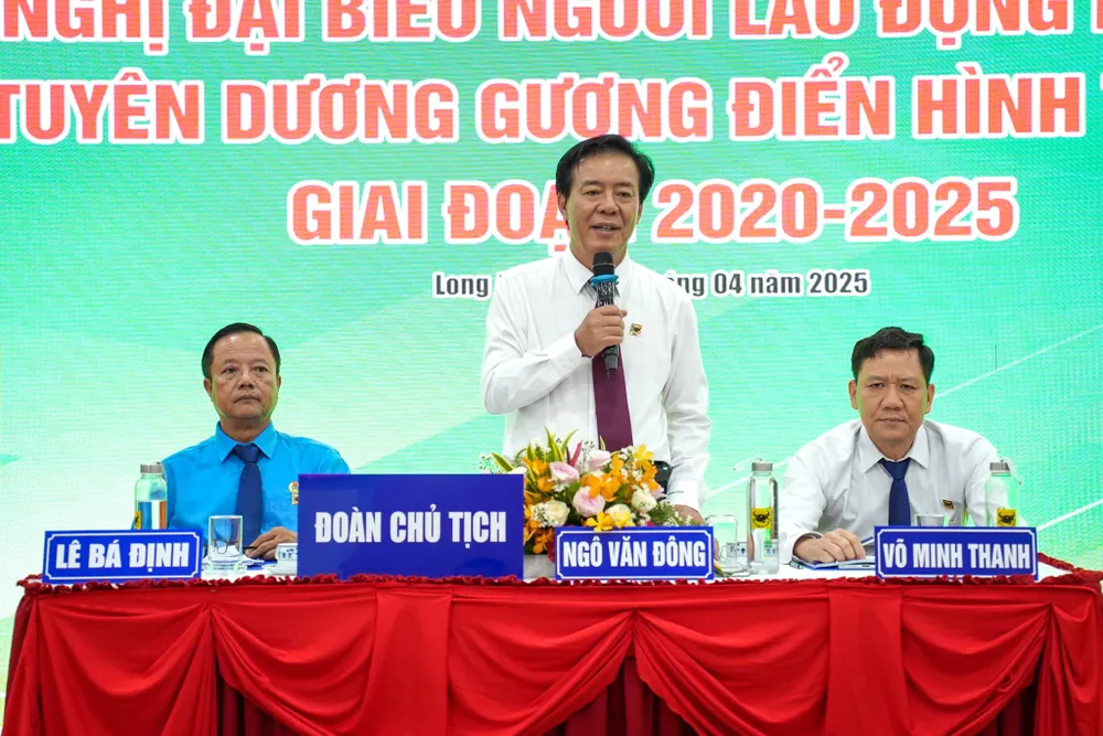 Tổng Giám đốc Công ty CPPB Bình Điền Ngô Văn Đông phát biểu tại Hội nghị. Tổng Giám đốc Công ty CPPB Bình Điền Ngô Văn Đông phát biểu tại Hội nghị.