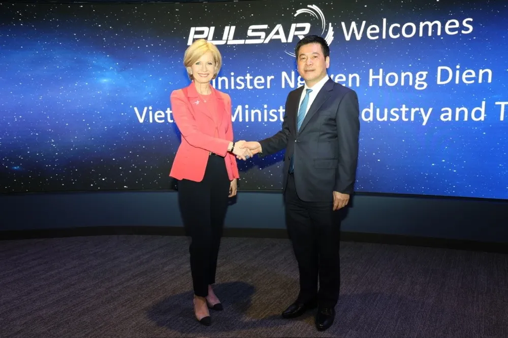 Bộ trưởng Bộ Công thương Nguyễn Hồng Diên gặp và làm việc với đại diện Lockheed Martin
