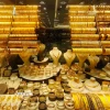 Vàng trang sức tại Istanbul Vàng trang sức được bày bán tại cửa hàng ở Istanbul (Thổ Nhĩ Kỳ).