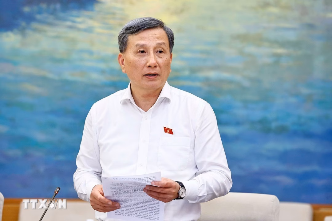 Chủ nhiệm Ủy ban Khoa học, Công nghệ và Môi trường Lê Quang Huy Chủ nhiệm Ủy ban Khoa học, Công nghệ và Môi trường của Quốc hội Lê Quang Huy phát biểu.