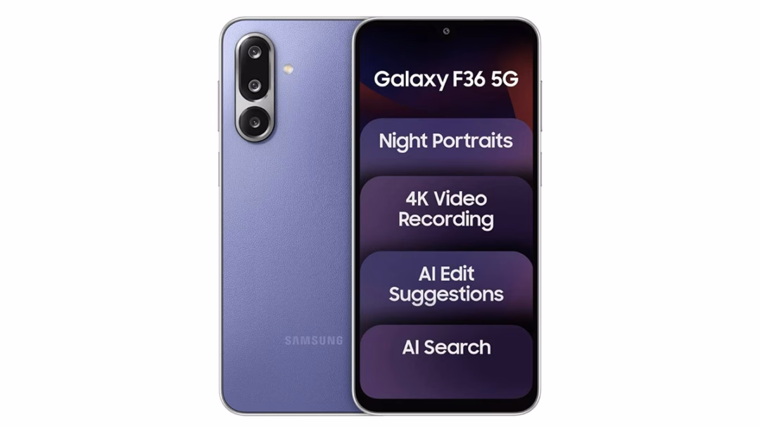 Galaxy F36 5G có mặt lưng da cao cấp