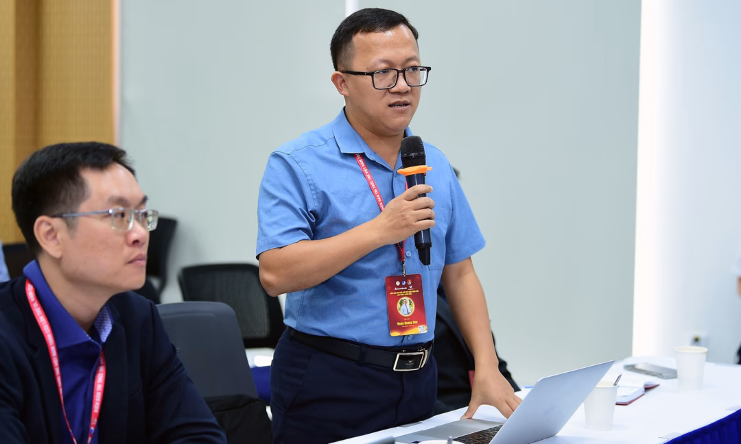 Xoài Việt muốn có giá triệu đô, cần công nghệ xanh và đột phá khoa học Nhiều ý kiến trao đổi, thảo luận gắn với chủ đề Khởi nghiệp đổi mới sáng tạo gắn với phát triển kinh tế xanh. Ảnh: Xuân Tùng