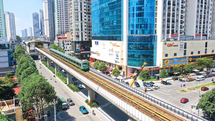 Với các dự án lớn như đường sắt đô thị, việc áp dụng BIM giúp kiểm soát tốt xung đột thiết kế, quản lý tốt tiến độ và giao diện thi công. Ảnh: Lê Tiên