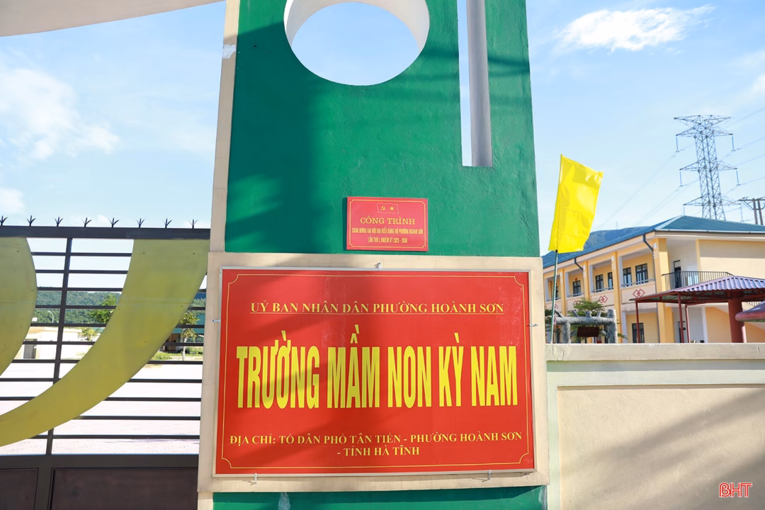 Hà Tĩnh: Phường Hoành Sơn sôi nổi phong trào thi đua chào mừng Đại hội Đảng Trường Mầm non Kỳ Nam được đầu tư khang trang, xứng tầm.