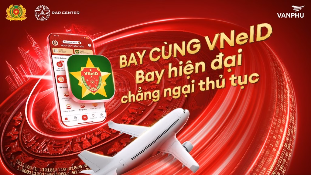 Văn Ph&uacute; hỗ trợ chiến dịch Bay c&ugrave;ng VNeID