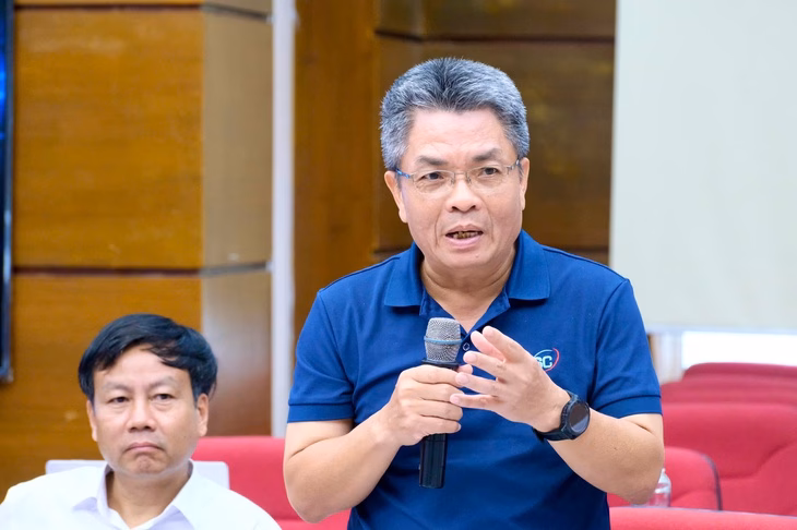 PGS.TS Phạm Anh Tuấn - tổng giám đốc Trung tâm Vũ trụ Việt Nam - Ảnh: NGUYÊN BẢO