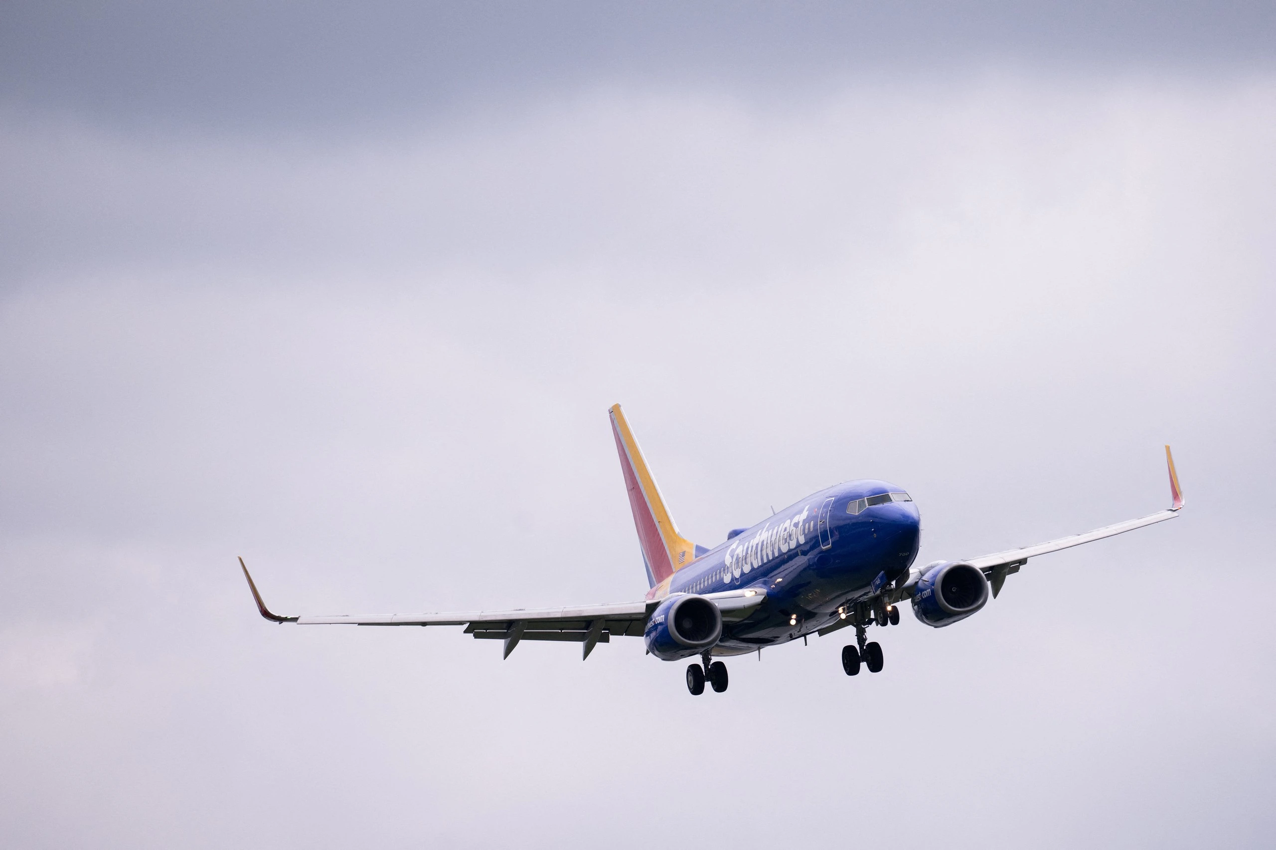 Máy bay Southwest Airlines giảm độ cao tránh va chạm, tiếp viên và hành khách bị thương Một máy bay của Hãng hàng không Southwest Airlines (Mỹ)
