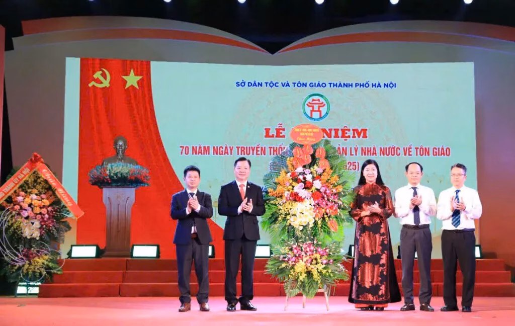 Hà Nội kỷ niệm 70 năm Ngày truyền thống ngành Quản lý Nhà nước về tôn giáo