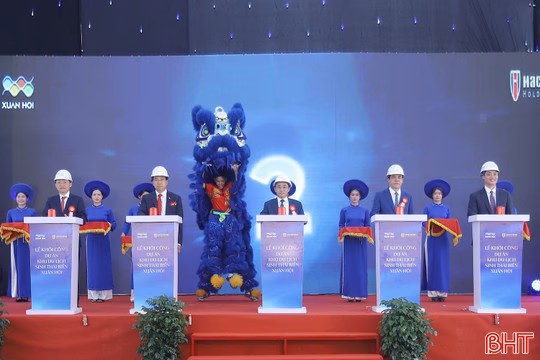 Khởi công Khu du lịch sinh thái biển Xuân Hội