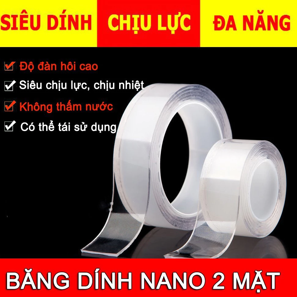 Làm thế nào để sử dụng băng keo nano dán 2 mặt mà không bị bong tróc sau vài ngày?