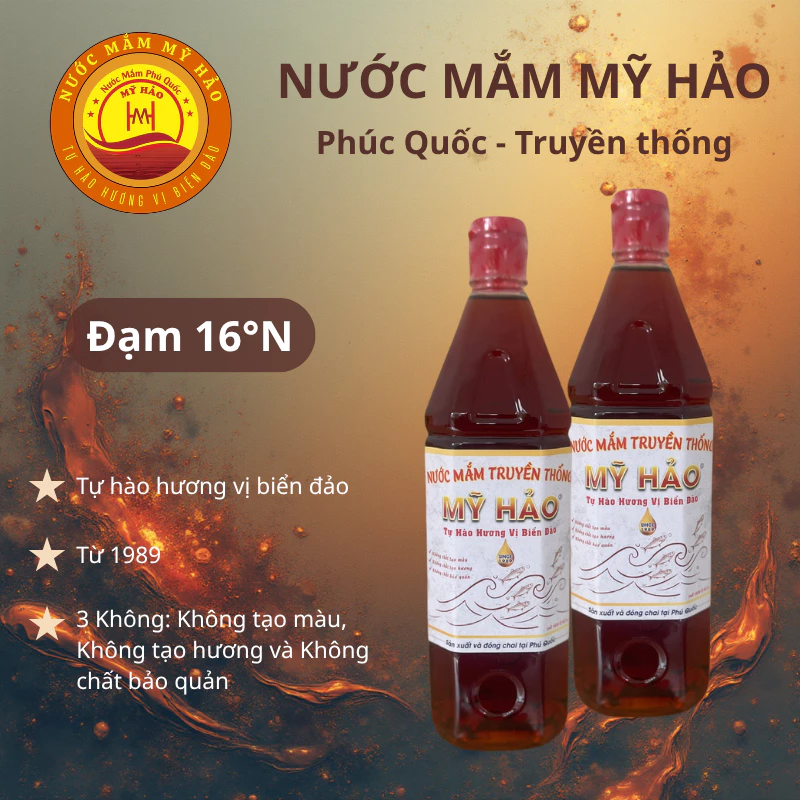 Vì sao nước mắm Phú Quốc Mỹ hảo 16 độ được xem là lựa chọn hàng đầu cho bữa cơm gia đình Việt?