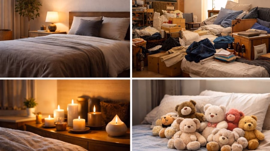 C&aacute;ch giảm &aacute;nh s&aacute;ng v&agrave; đồ kh&ocirc;ng cần thiết trong ph&ograve;ng ngủ