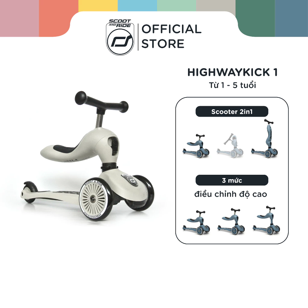 Mẹo chọn xe scooter cho bé: Làm sao để con học đi thăng bằng mà không té ngã?