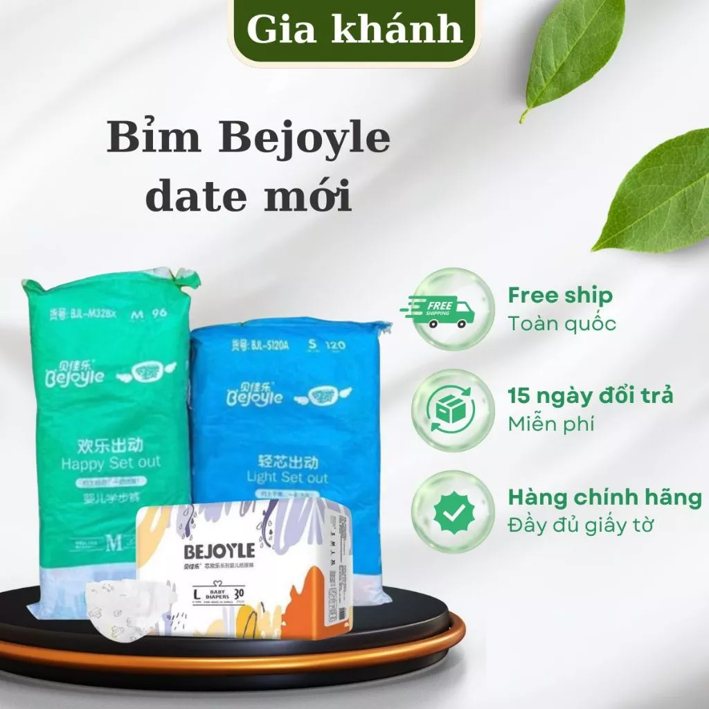 Mẹo Chọn Kích Cỡ Tã Quần Cho Bé Mới Bắt Đầu: Tìm Hiểu BEJOYLE Xanh
