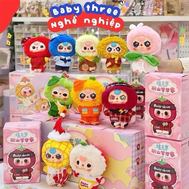 Mở hộp Blindbox BABY THREE NGHỀ NGHIỆP: Những điều bố mẹ cần biết trước khi mua