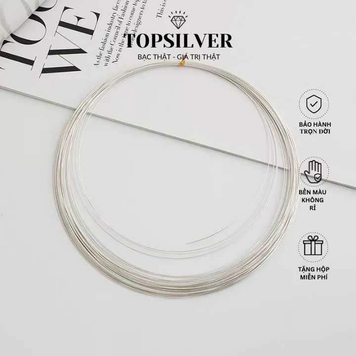 Làm thế nào để phân biệt dây lõi bạc thật và giả khi mua trang sức?