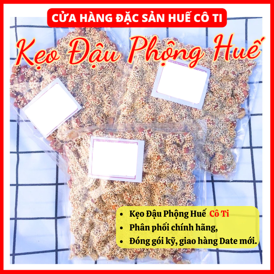 Làm thế nào để phân biệt kẹo đậu phộng mè vừng Huế thật và giả khi mua online?