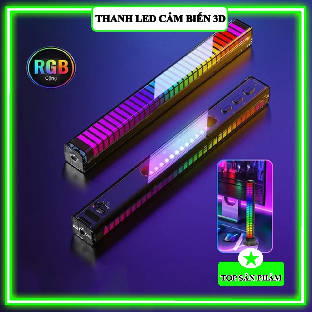 Làm thế nào để chọn đèn LED RGB 3D nháy theo nhạc phù hợp với không gian làm việc của bạn?