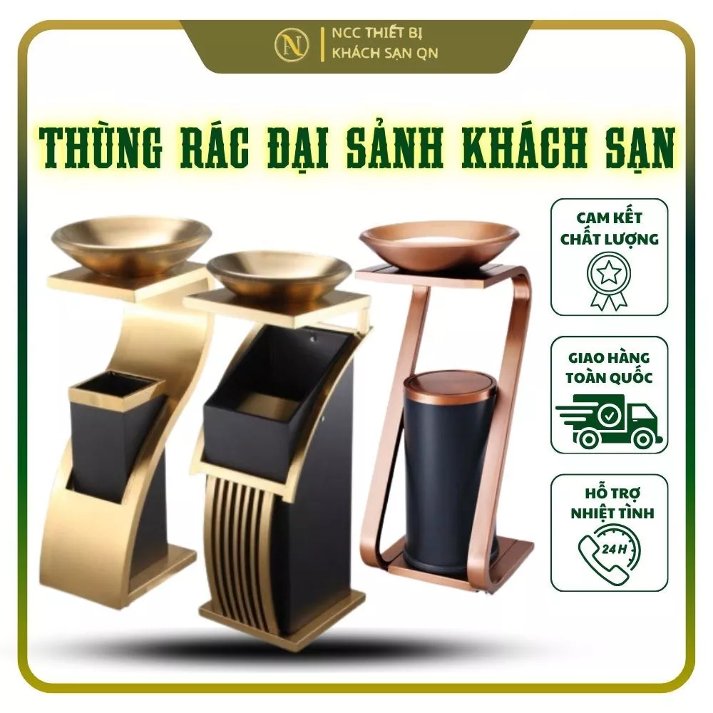 Làm thế nào để chọn thùng rác trang trí phù hợp với không gian sảnh khách sạn của bạn?