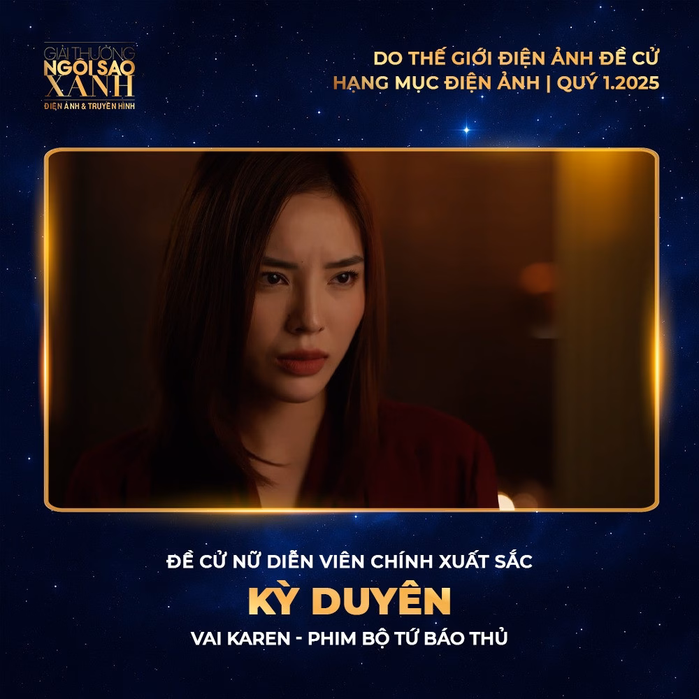 Kỳ Duyên hạnh phúc khi được đề cử