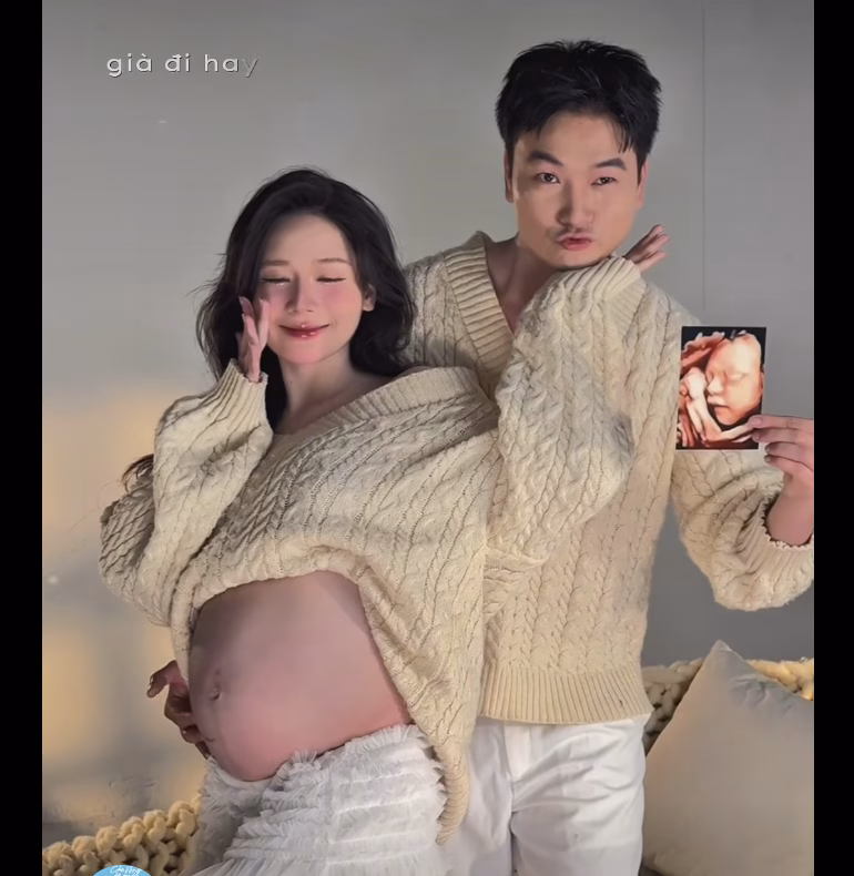 Trọng Lân và vợ bầu Trọng Lân và vợ bầu