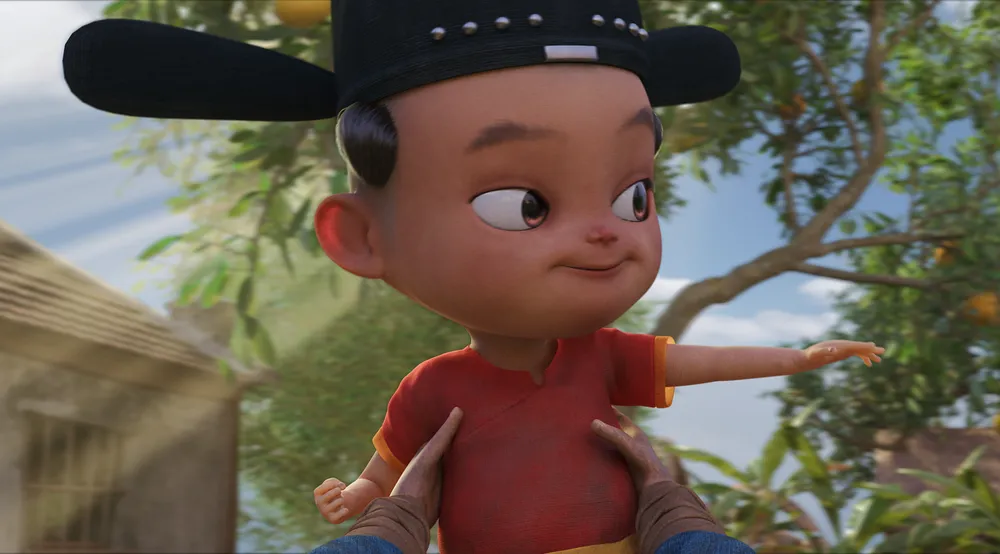 Nhân vật trung tâm của bộ phim là cậu bé Quỳnh với tạo hình ngộ nghĩnh Nhân vật trung tâm của bộ phim là cậu bé Quỳnh với tạo hình ngộ nghĩnh