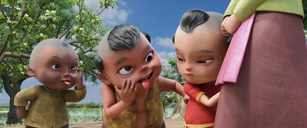 Tạo hình ngộ nghĩnh của các nhân vật Tạo hình ngộ nghĩnh của các nhân vật