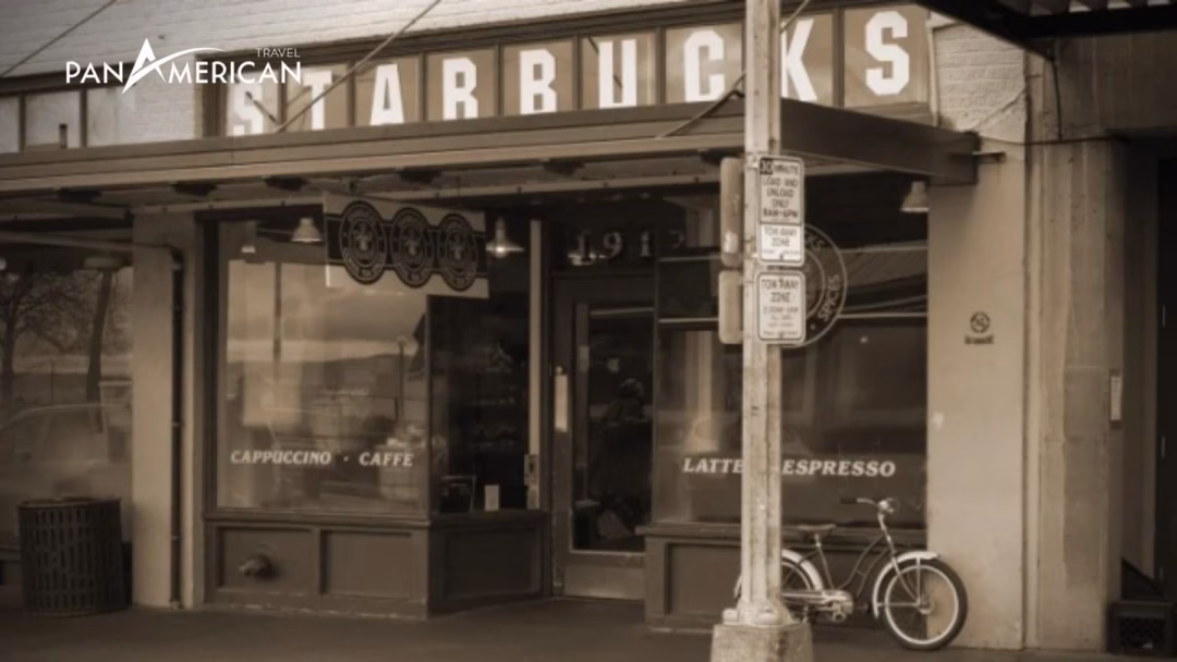 Cửa hàng Starbucks đầu tiên tại Seattle Cửa hàng Starbucks đầu tiên tại Seattle
