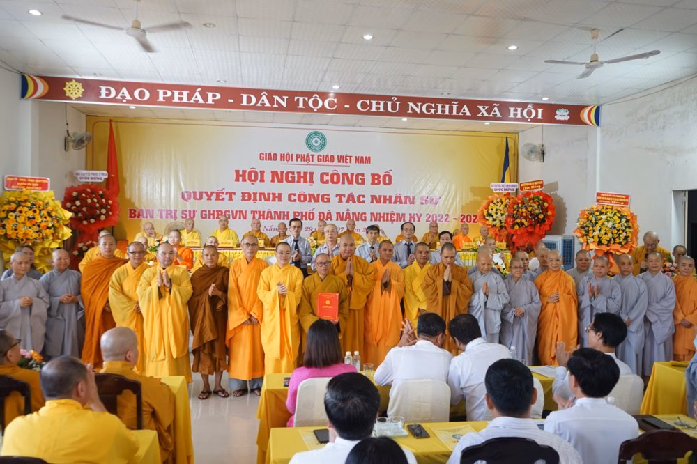 Công bố quyết định nhân sự Ban Trị sự Phật giáo TP Đà Nẵng nhiệm kỳ mới
