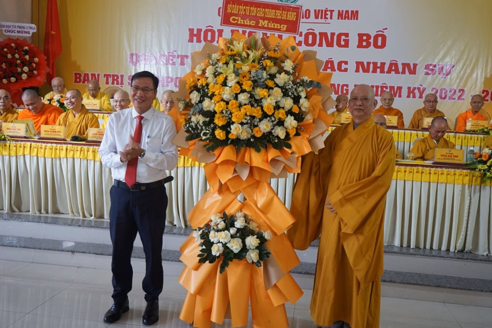 Công bố quyết định nhân sự Ban Trị sự Phật giáo TP Đà Nẵng nhiệm kỳ mới